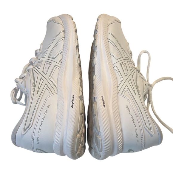 ASICS Gel-Contend White AmpliFoam Lace Up Sneakers Size 9.5 - Picture 4 of 10